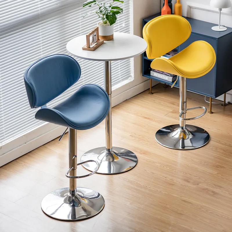 European-style swivel lift bar chair light luxury home front desk high chair stool modern simple bar chair
