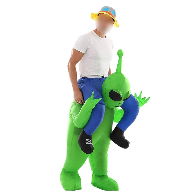 Price Hot Sales  Inflatable Alien Costume Halloween Cosplay Adult Size Costumes Holiday Party Decoration  for Adults