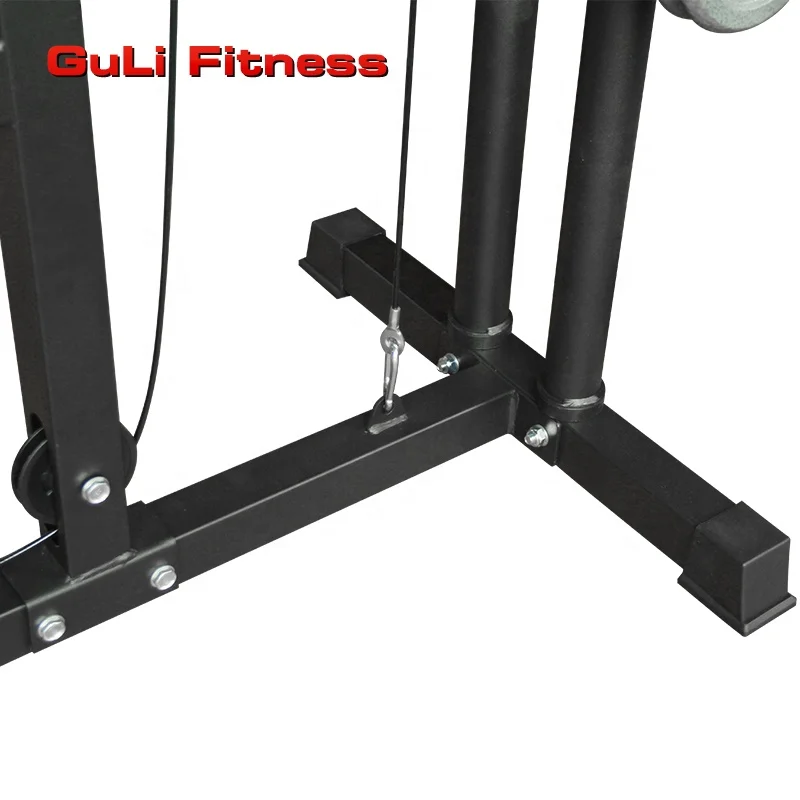 Guli Fitness Lat Pull Down Station Gym Equipment Low Row Cable Pulley Cable Machine Triceps Extensions Workout