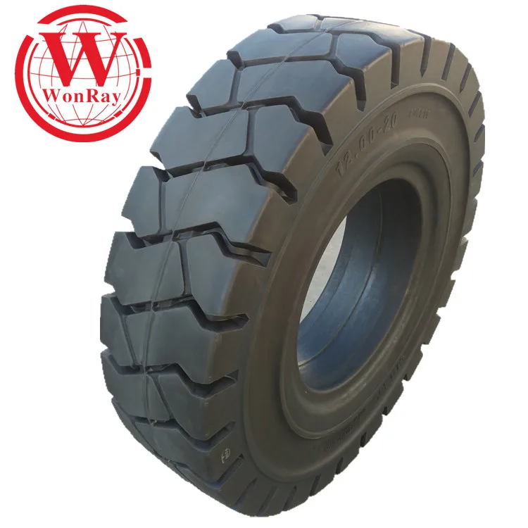 no puncture forklift solid tyre 11.00-20 for heavy duty forklift