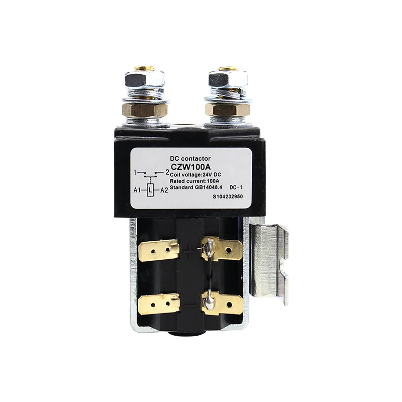 100A DC Contactor CZW100A Power Relay 12V 24V 36V 48V 72V for Car Electric Forklift