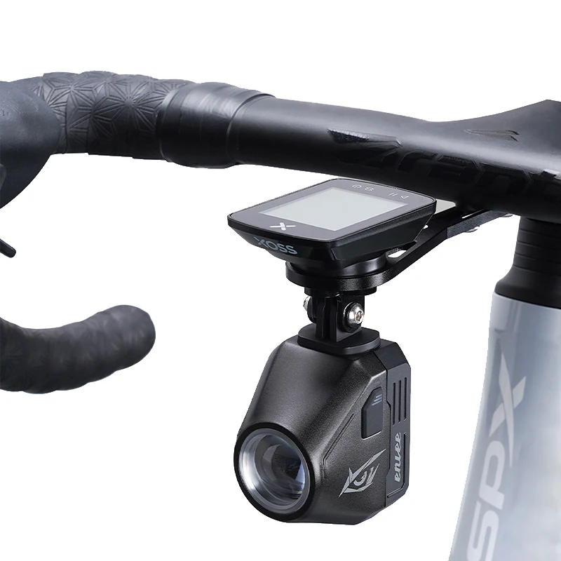 Enlee  XR Carbon Fiber Bike Camera Mount Bracket Front Bike Stem Extension Bracket Suitable for bicycle code watch bracket