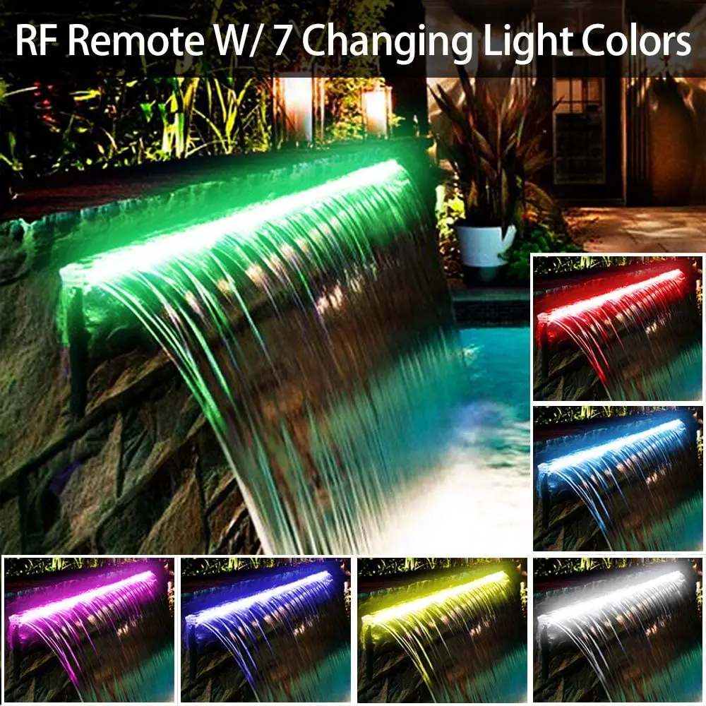 Pikes OEM Заводская поставка акриловый материал многоцветный RGB садовый светодиодный