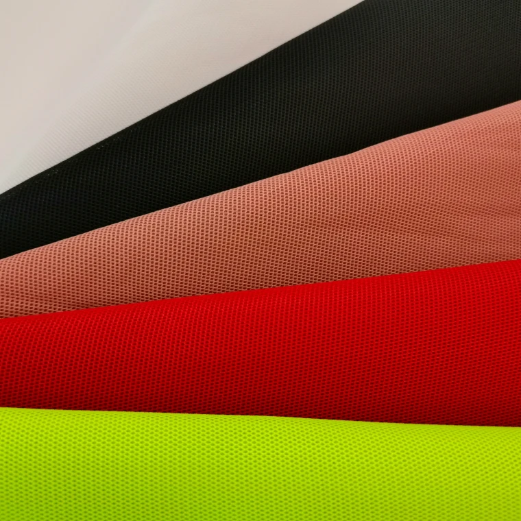 1mm Thickness Black Sandwich Mesh Fabric 3D Air Layer French Design Fashion For Casual Sportswear Cloth Sewing Sofa