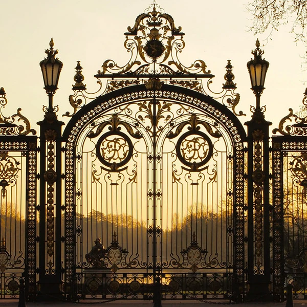 Factory Price Latest Main Driveway Gate Grill Designs Wrought Iron Gate For House