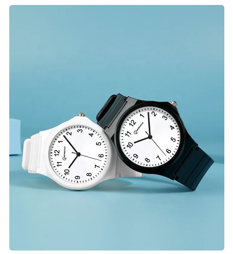 China Factory 8855G 30M waterproof simple design OEM/ODM men lady Fashion quartz wrist watch