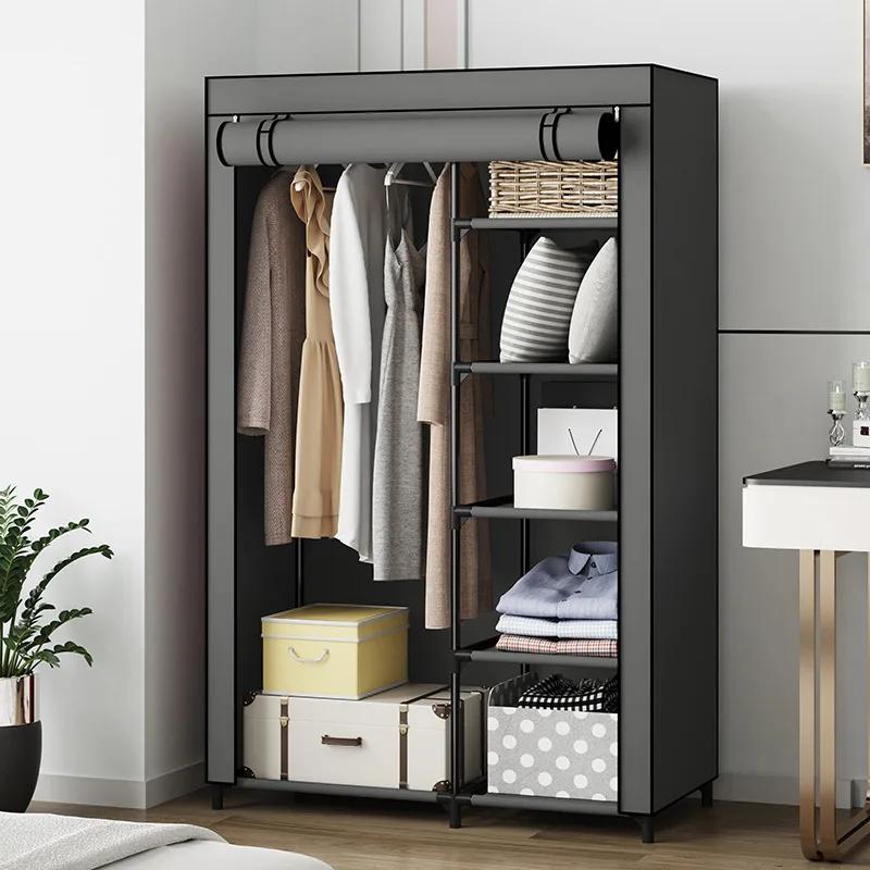 fabric wardrobe storage closet garment rack shoe rack shoe cabinet Storage cabinet