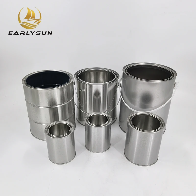 cylinder blank small tin container metal tin can for paint and adhesive used candle jars with lids and logo printingHot sale pro