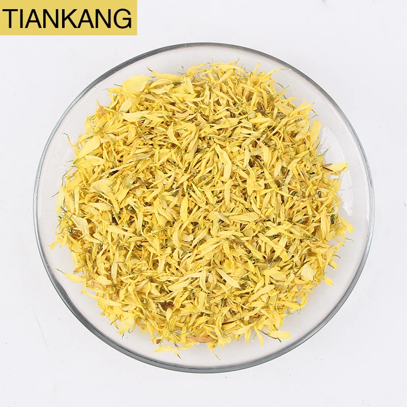 100% Natural High Quality Good Color Dried Wuyuan Yellow Chrysanthemum Flowers Petals for Tea Bag/Decoration/Soap