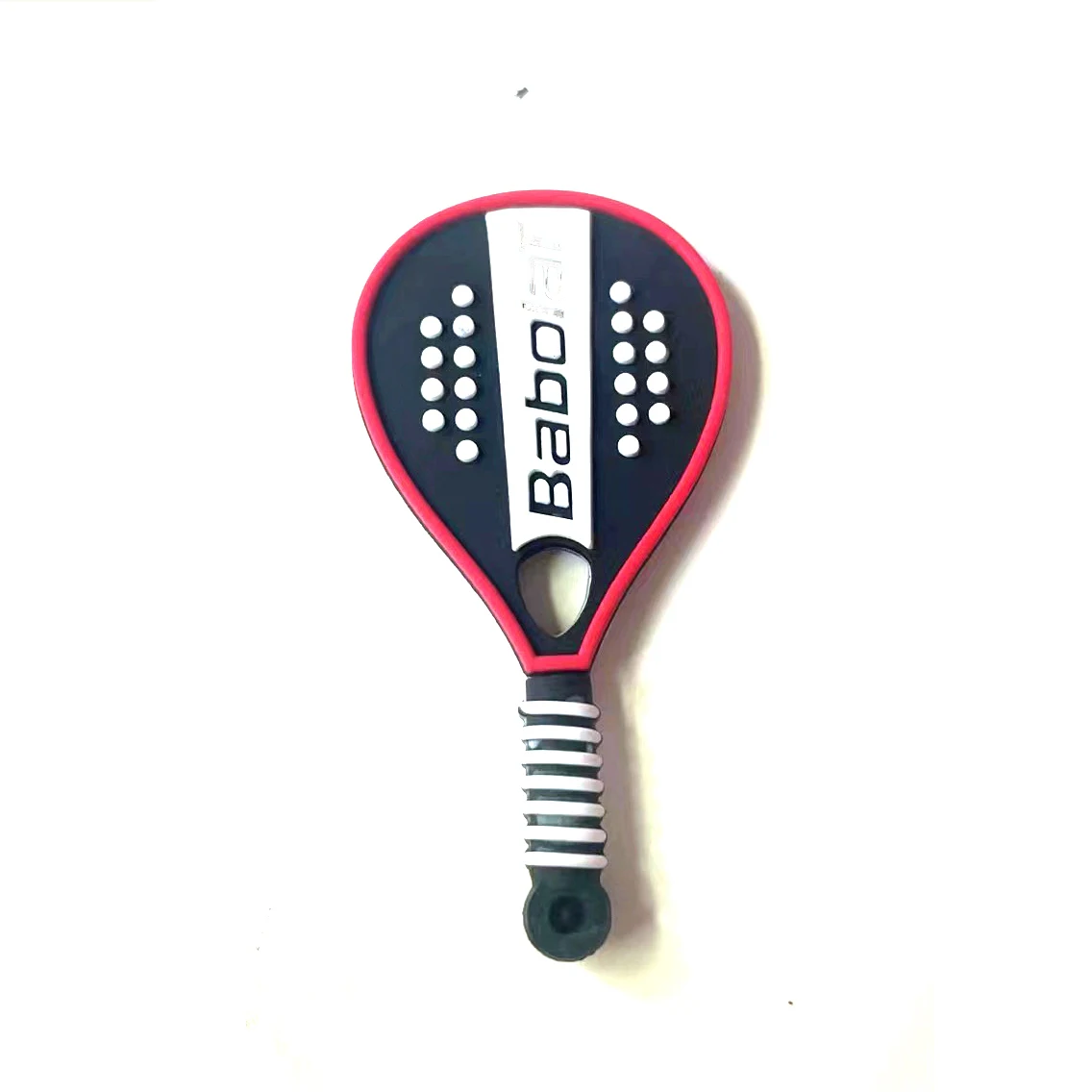 Factory OEM 3d Custom logo Soft Pvc Rubber Pickleball Paddle Keychains Accessories with Key Ring Padel Racket Keychain