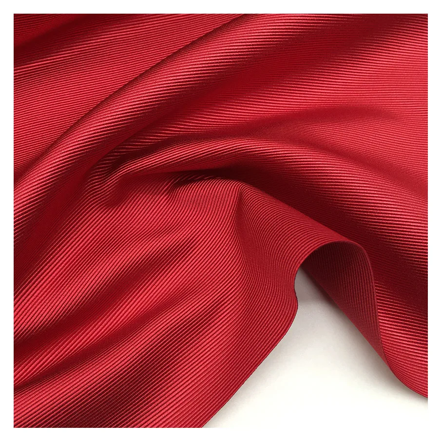 wholesale custom 100% polyester shantung silk fabric for bag/luggage