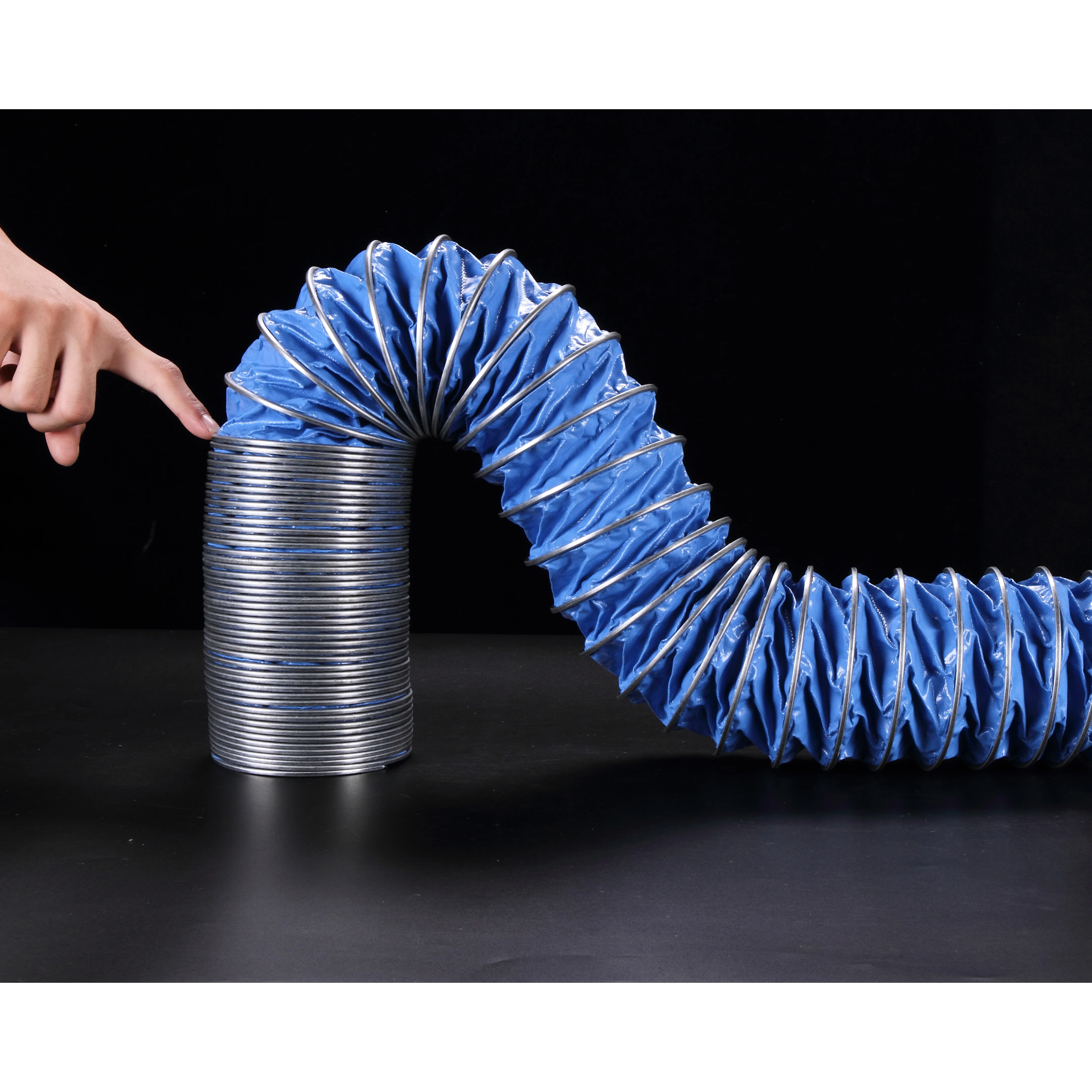 Exhaust emission flexible ventilation duct fabric manufacture wholesale