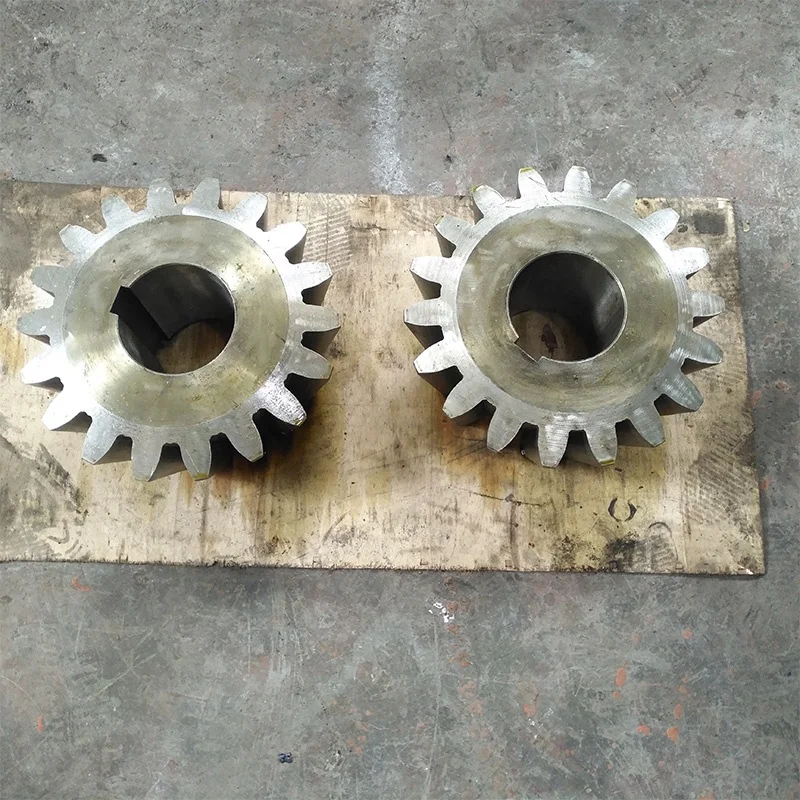 cnc lathe machining forged steel coal mill double helical gear custom pinion spur bevel gear