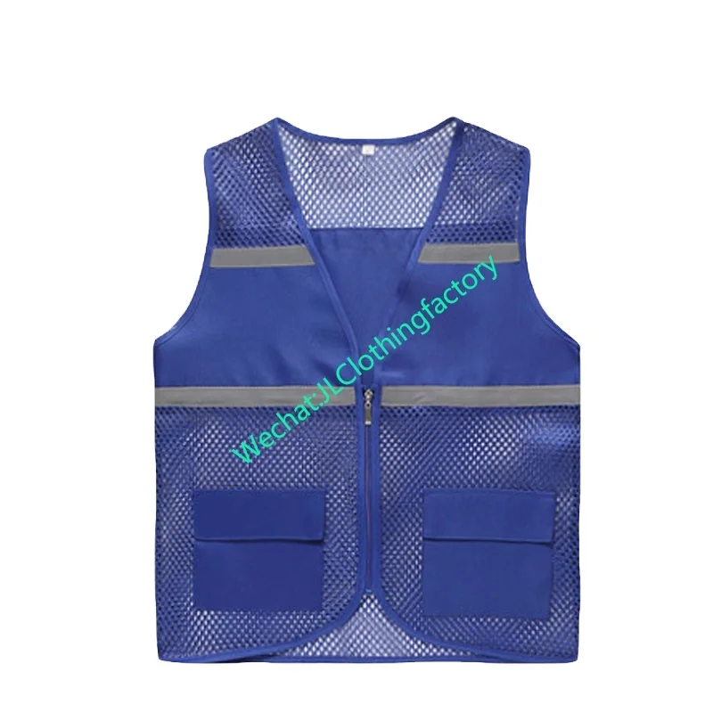 Summer Hot Sale Reflective Vest Net Yarn Promotional Service Vest Custom Volunteer Vest Clothing