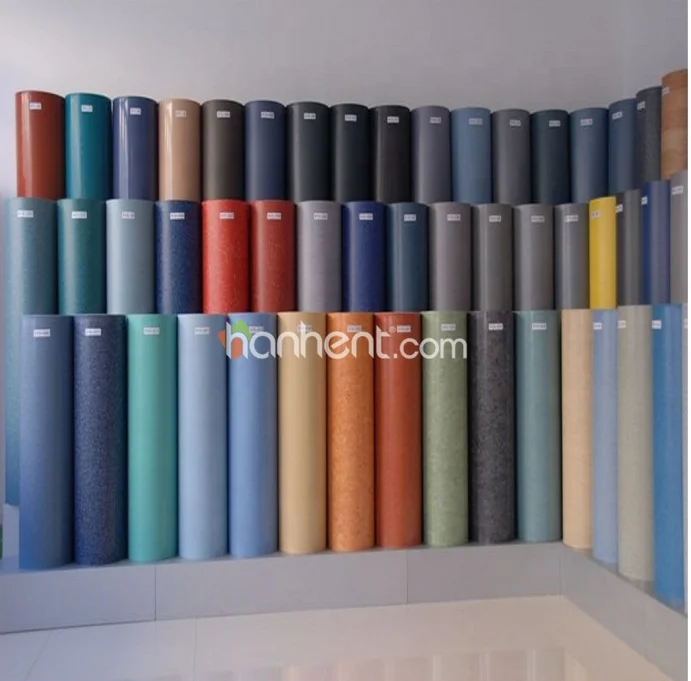 
Hot Sale no Formaldehyde virgin raw materials pvc roll pure vinyl flooring 