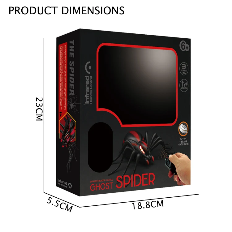 Party Animal Moving Toys RC Animal Radio Control Infrared Spider Toys