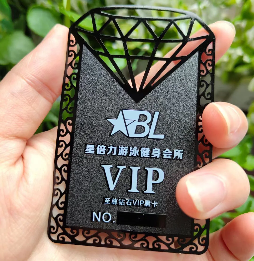 Black deep sunk engraved programmable nfc metal business card metal visit business cards graving1mm