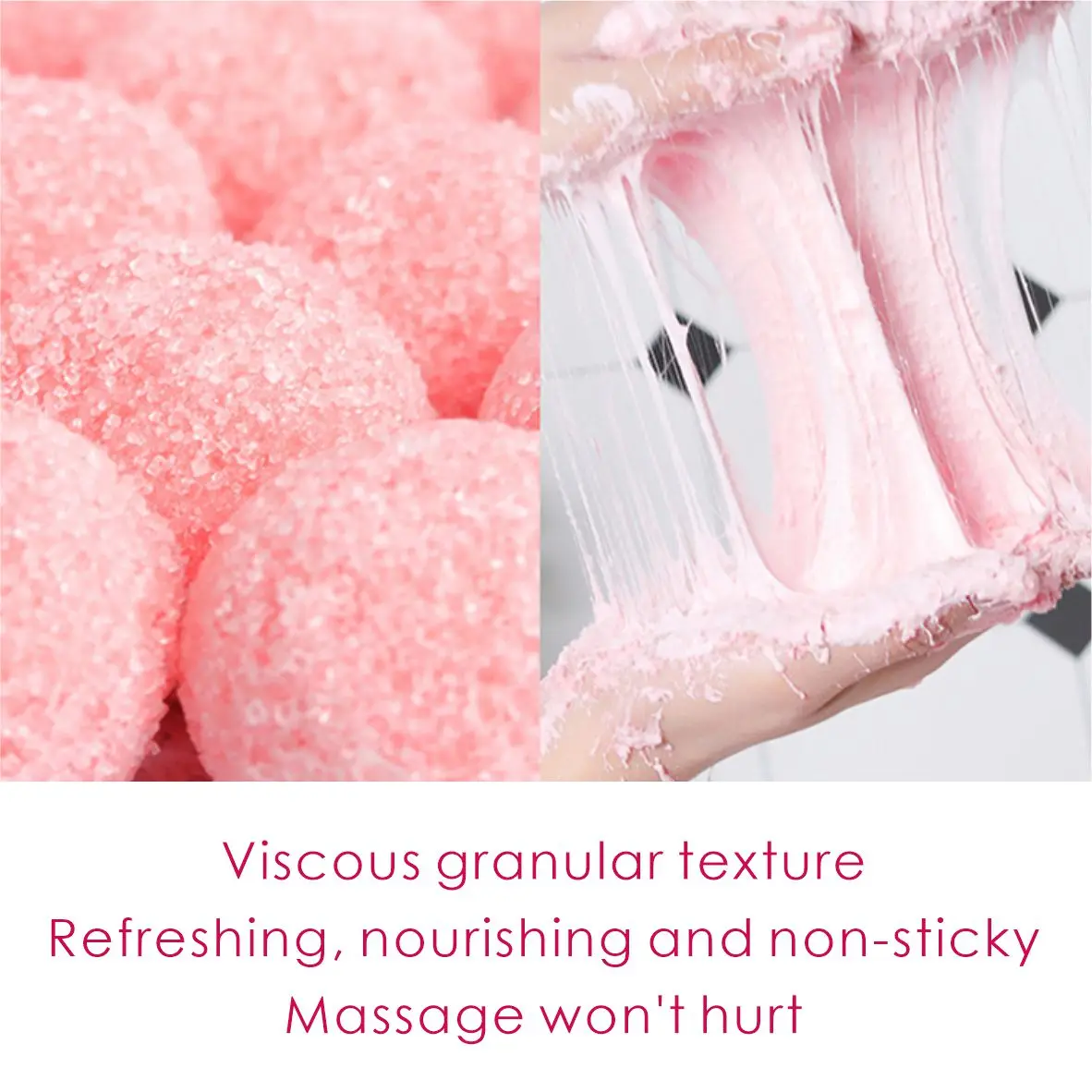 Nasyi Private Label Fast Shipping Natural Organic Fruit Salt Body Scrub Exfoliating Strawberry Candy Ball Scrub Mini Body Care