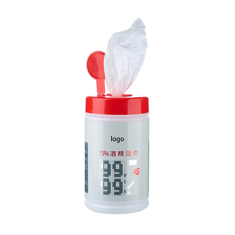 Factory OEM  hand cleaning canister wet wipes wet towel