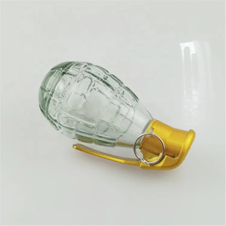 Стеклянная бутылка для спирта объемом 4 унции, 120 мл, стеклянная бутылка В ФОРМЕ Бомбы для ликера