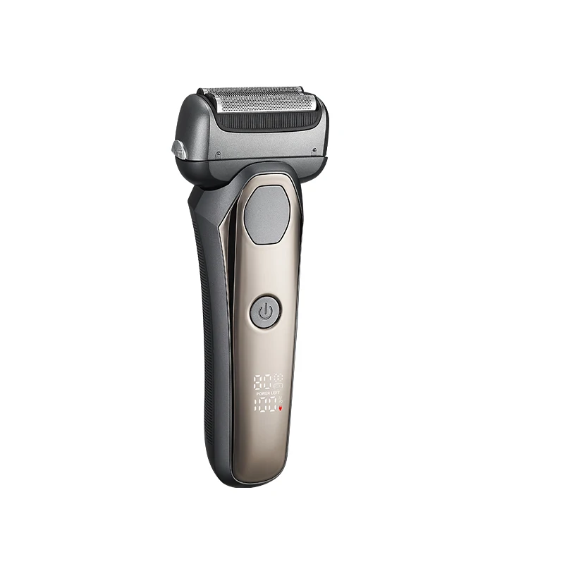 Waterproof LCD Men Shaver Rechargeable Foil Shaver Men Beard Shaving Machine Cordless Electric Razor