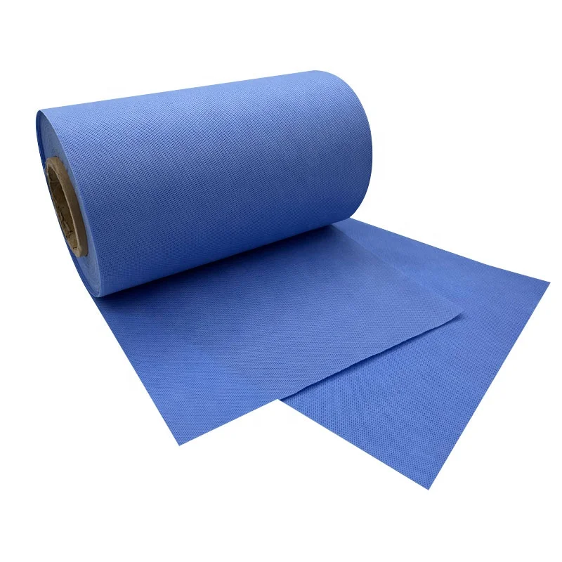 New Wholesale Medical And Hygiene Products Material in Roll 40gsm 45gsm 50gsm Sms 100% Polypropylene Spunbond Non Woven Fabric