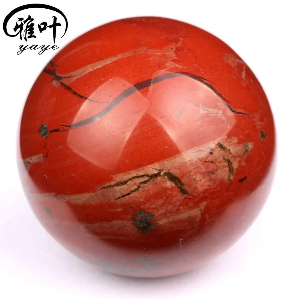 Wholesale Nature Stone Ball Stone Sphere Red Jasper Crystal Ball