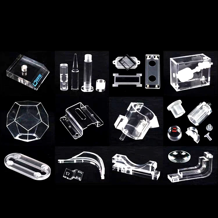 OEM precision CNC acrylic washing and drilling