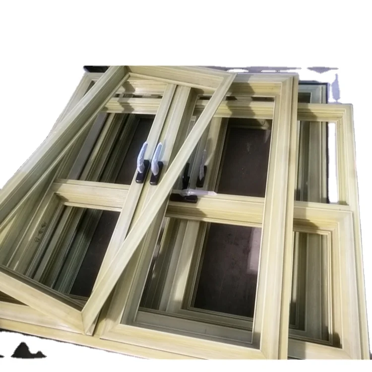 Good Quality and cheap price upvc windows profiles plastic window pvc wooden door frame
