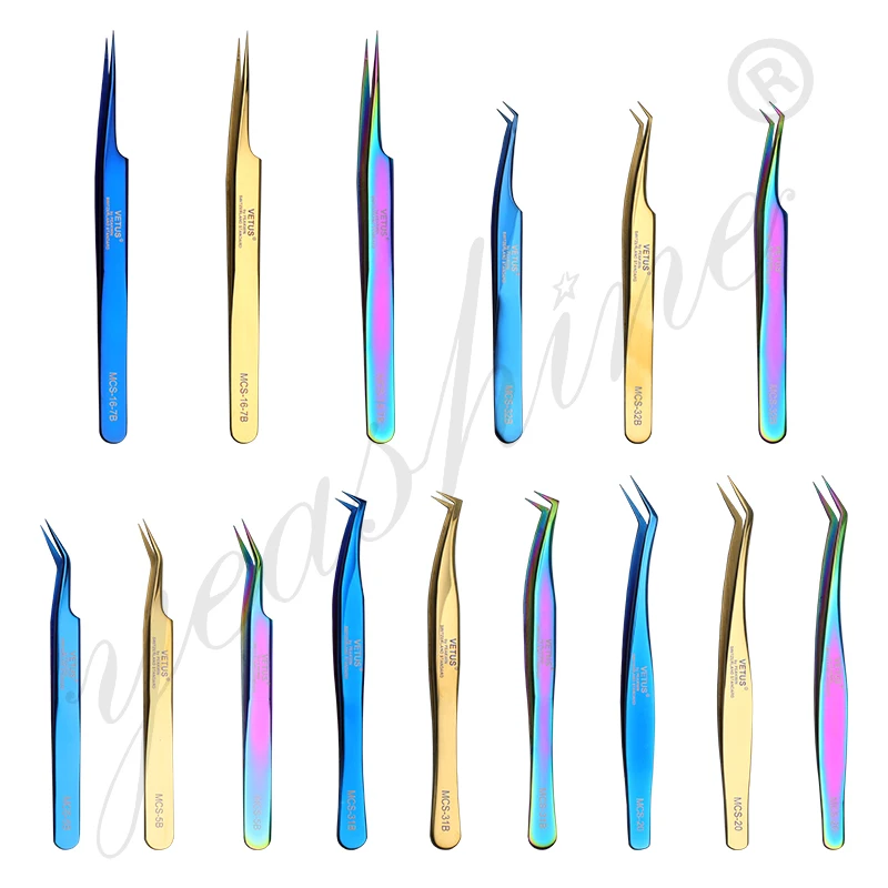 Private Label False Eyelashes Applicator Strip Lashes Custom Logo Fashion Lash Tweezer