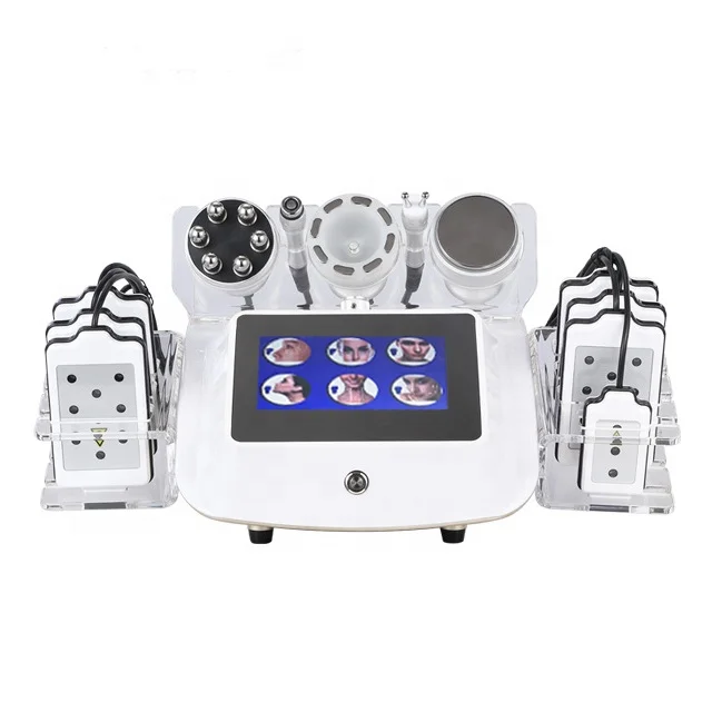 Hot Selling Ultrasound Fat Reduction Device Radio Frequency 40K Laser S Shape Carving Slimming Machine