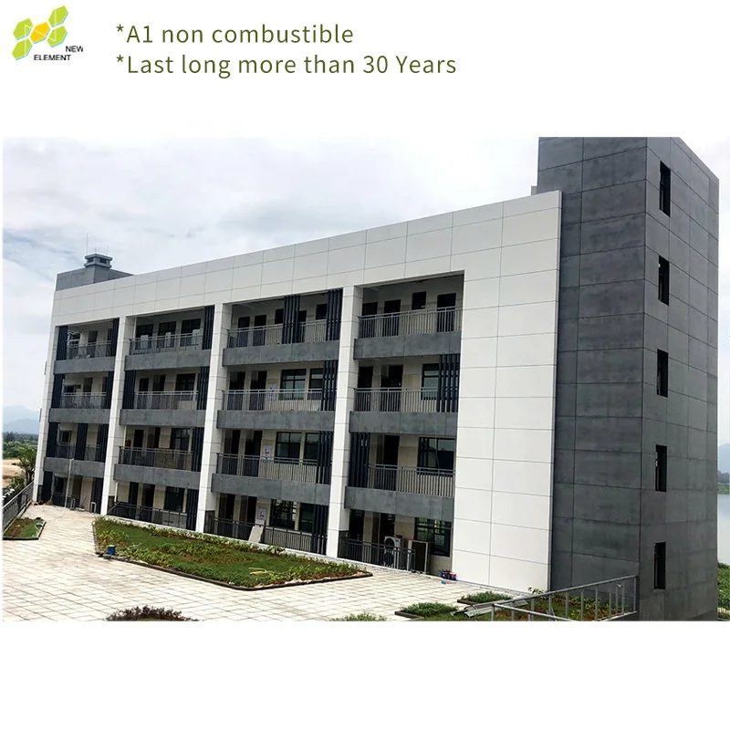 FOSHAN Factory New Condition Facade Construction Fiber Cement Board/ Cement Fiber Panel