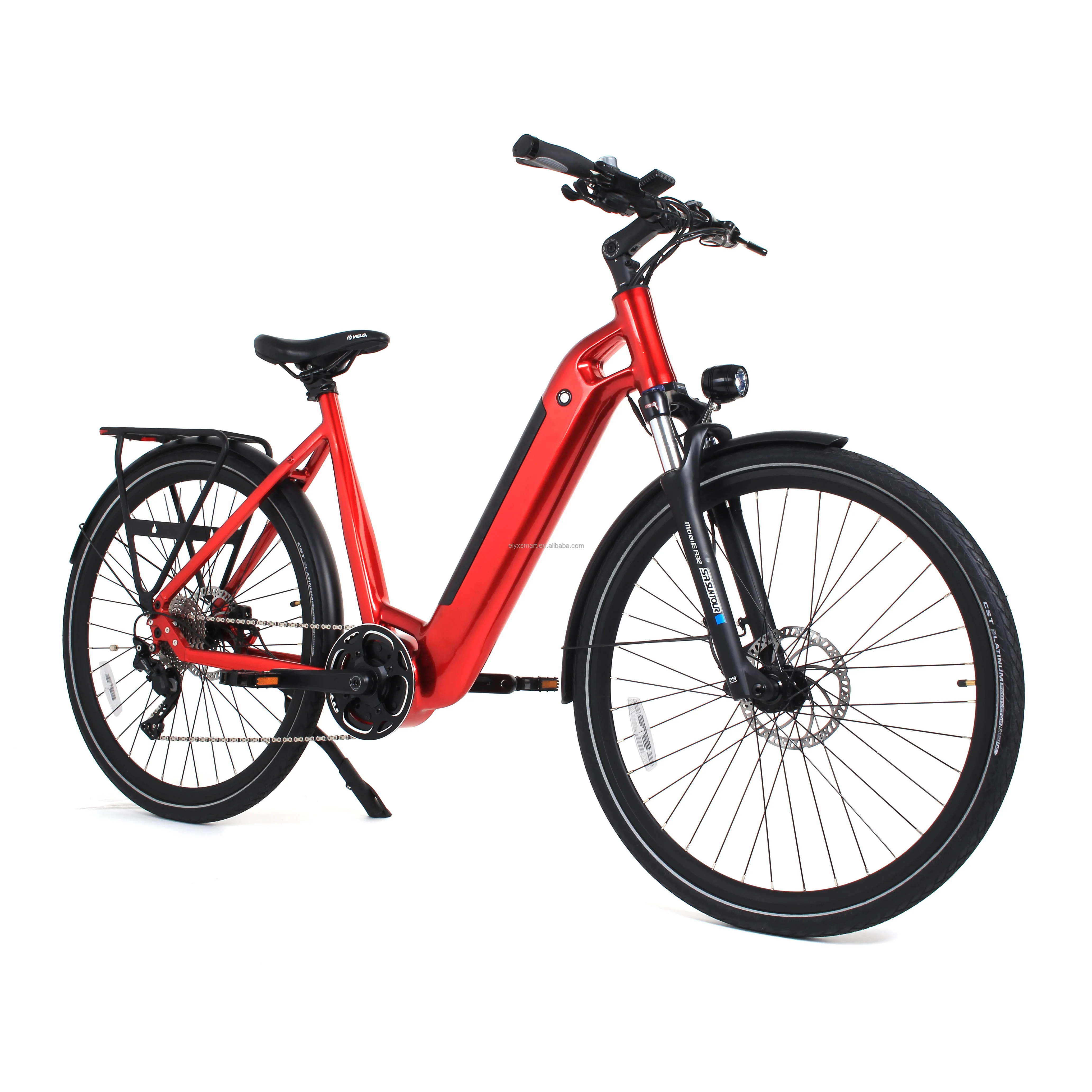 Speed Pedelec EBike Factory Wholesale Mid Motor 250W 500W 700C Zoll Fettreifen 10 Speed Pedelec Velo Electrique Electric Bicycle