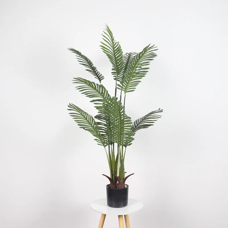 Wholesale Green Plants Trunks Plastic Artificial Palm Tree for Indoor/Outdoor Decoration