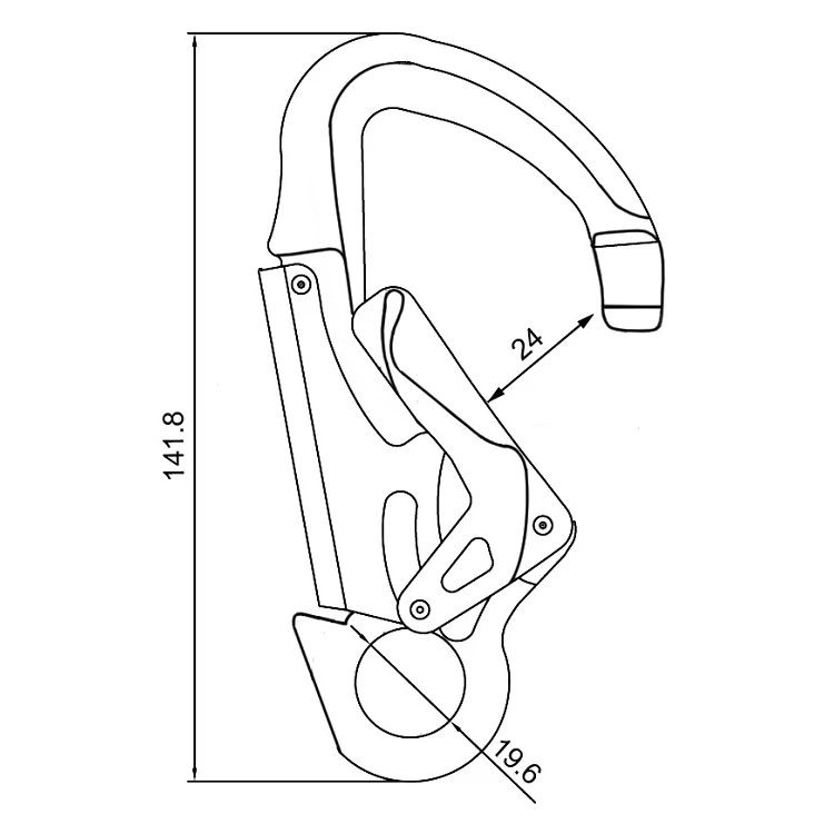 Double action Snap hook