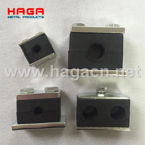DIN 3015 Plastic Universal Light Duty PA Body Hydraulic Hose Clamp Hydraulic Pipe Clamp