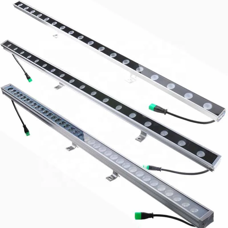 1M 12W LED Wall Washer Landscape light AC 85V-265V 12V 24V outdoor lights wall linear lamp floodlight 100cm wallwasher