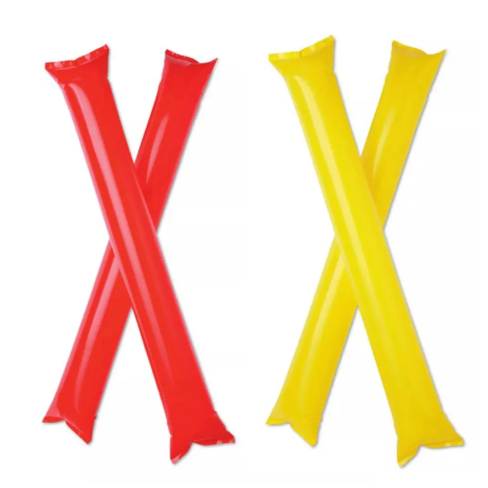 Wholesale and Custom Design Sports Events  Clap Hand Stick Balloon Clappers Cheering Inflatable Sticks