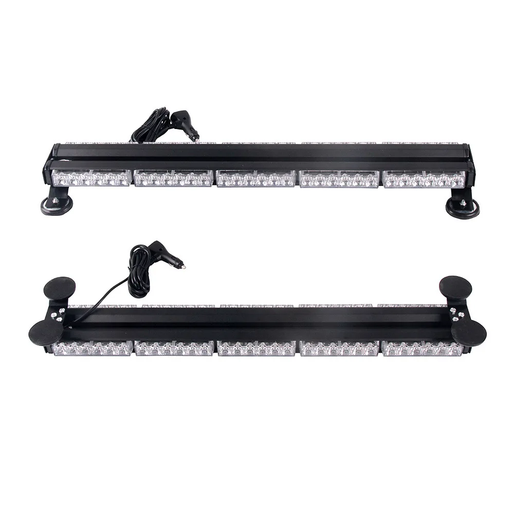 HTAUTO автомобильный Грузовик 14-50 дюймов 120 Вт 60 светодиодов Янтарный пятисторонний трафик Строб аварийная вспышка световая панель предупреждающий сигнал для автомобиля