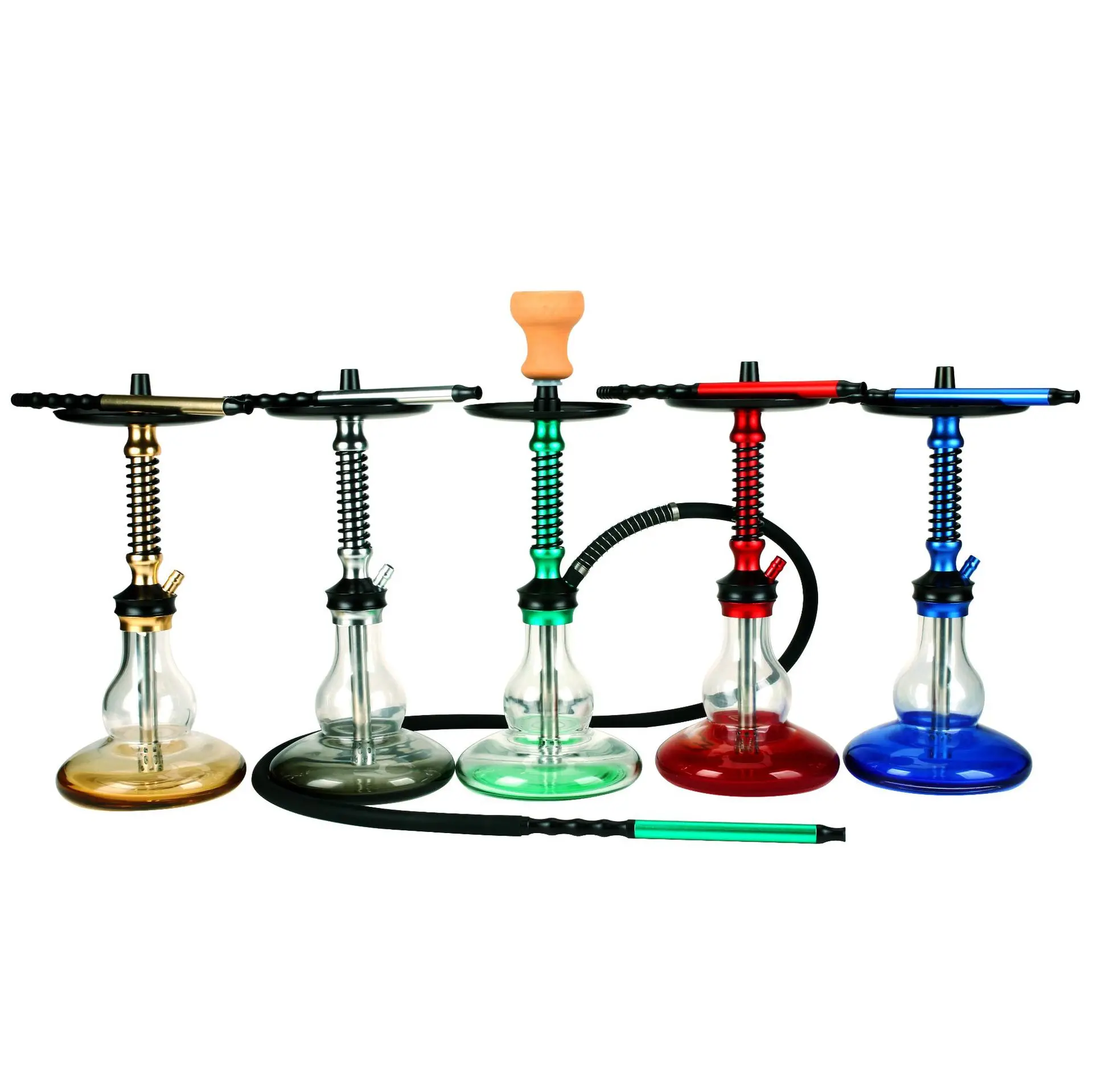 Оптовая Продажа с фабрики популярный дизайн два шланга алюминиевый кальян набор аксессуаров для курения кальяна