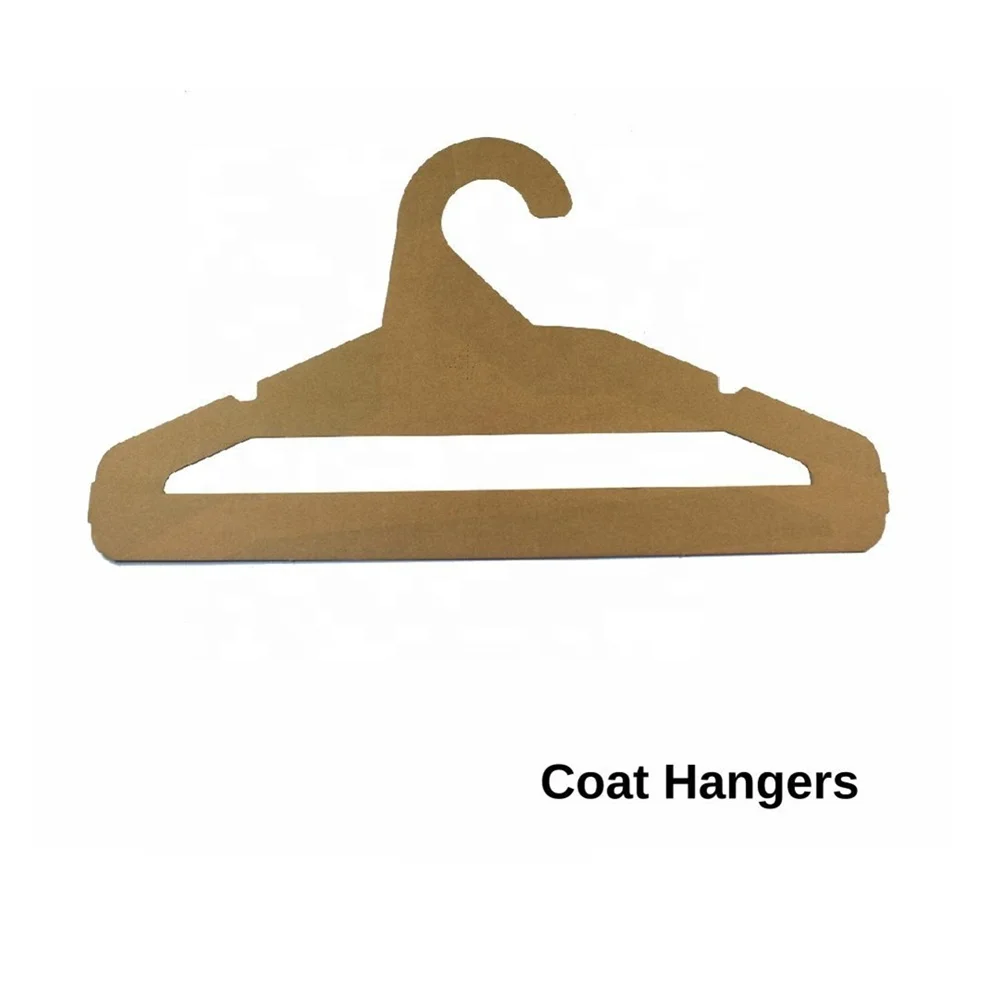 Wholesale cheap customized cardboard clothes hanger