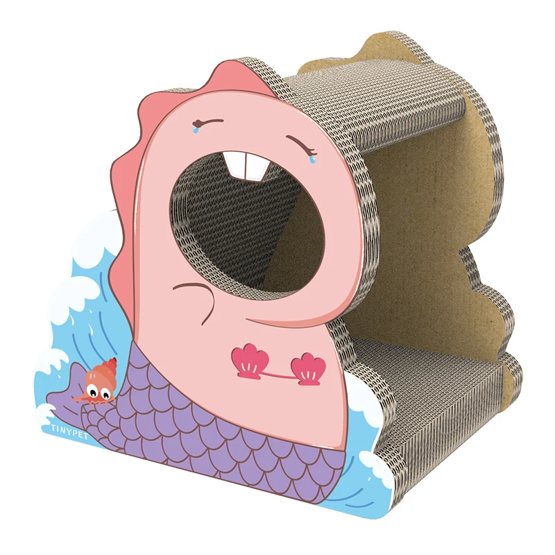 Уникальная симпатичная Когтеточка в виде дракона, картонная Когтеточка для кошек, игрушка для кошек