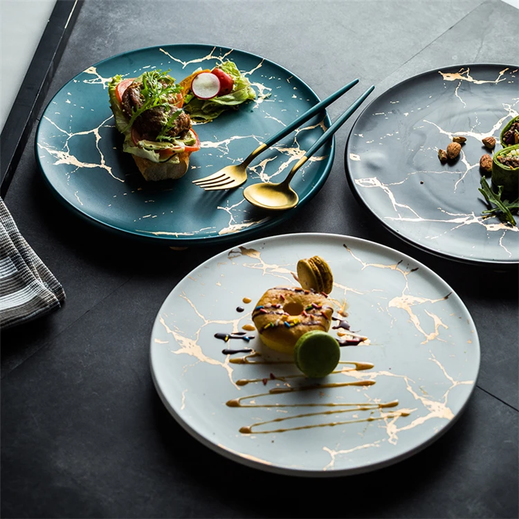 The latest design hotel used porcelain food dessert pasta serving plates