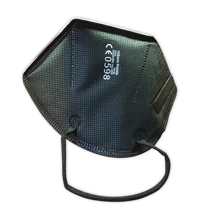 
Factory Top Quality Manufacturer kn95 face mask Black FFP2 Mask EN149 Half Face Respirator individually pack Black FFP2 