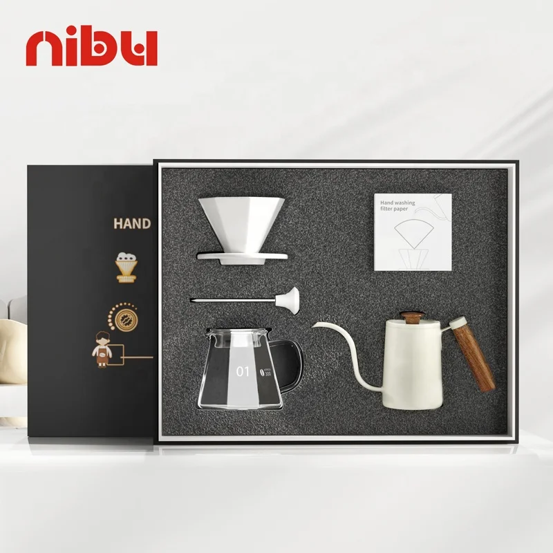 Инструмент бариста NIBU, набор кофеварки для наполнения, кофейник, набор капельниц, наборы для кофе и чая в подарок