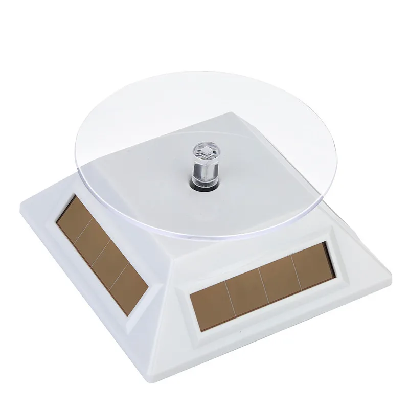 Настольная подставка на солнечной батарее, вращающаяся на 360 градусов