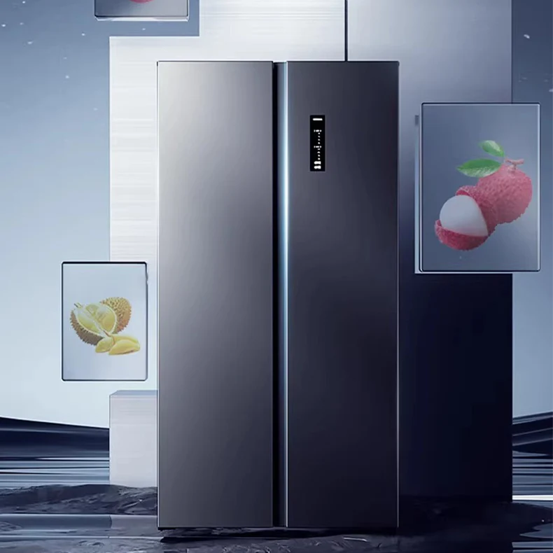 600L Side By Side Refrigerator Inverter System Total No Frost Ultra-thin Design