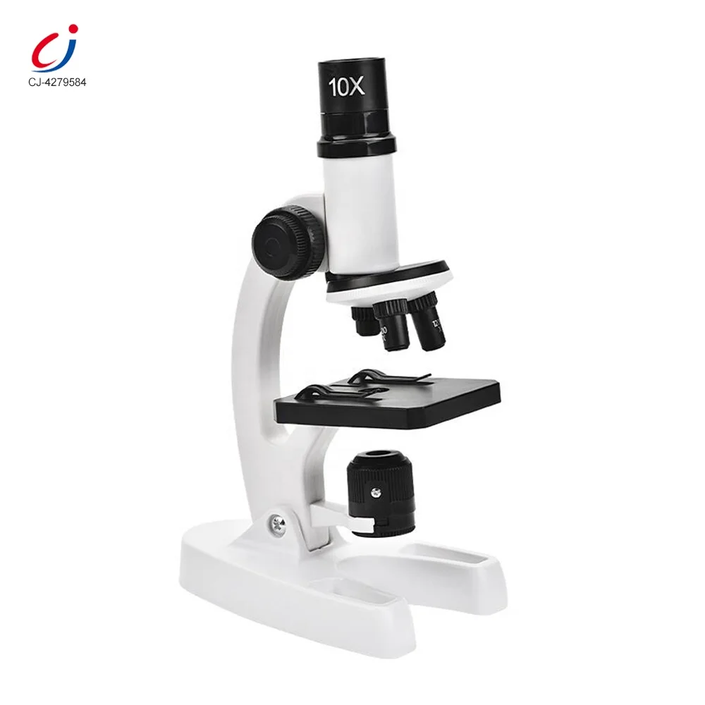 Chengji educational science microscope toy kids stem portable 1200X zoom scientific student monocular biological microscope toy