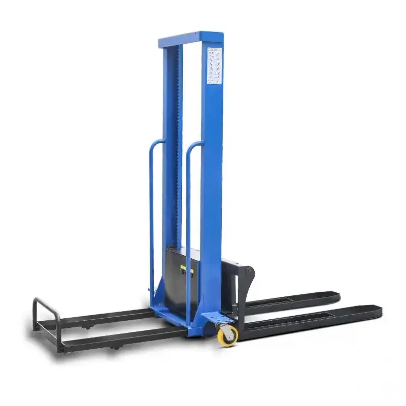 Popular self loading walking hand push portable Warehouse self load stacker 1.3m 1.6m best seller 1000kg