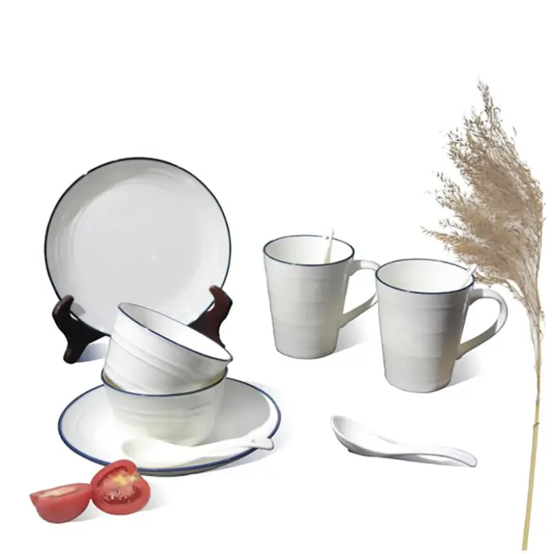 
Best Price Contracted Delicate Plates Set Dinnerware Sets Porcelain 